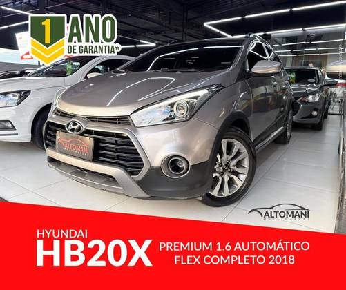 HYUNDAI HB20X 1.6 16V PREMIUM FLEX 4P AUTOMÁTICO HYUNDAI HB20X 1.6 16V PREMIUM FLEX 4P AUTOMÁTICO